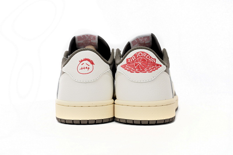 【AA1XH】白棕倒钩 乔丹1代低帮 DM7866-162 Travis Scott x Air Jordan 1 Low Reverse Mocha