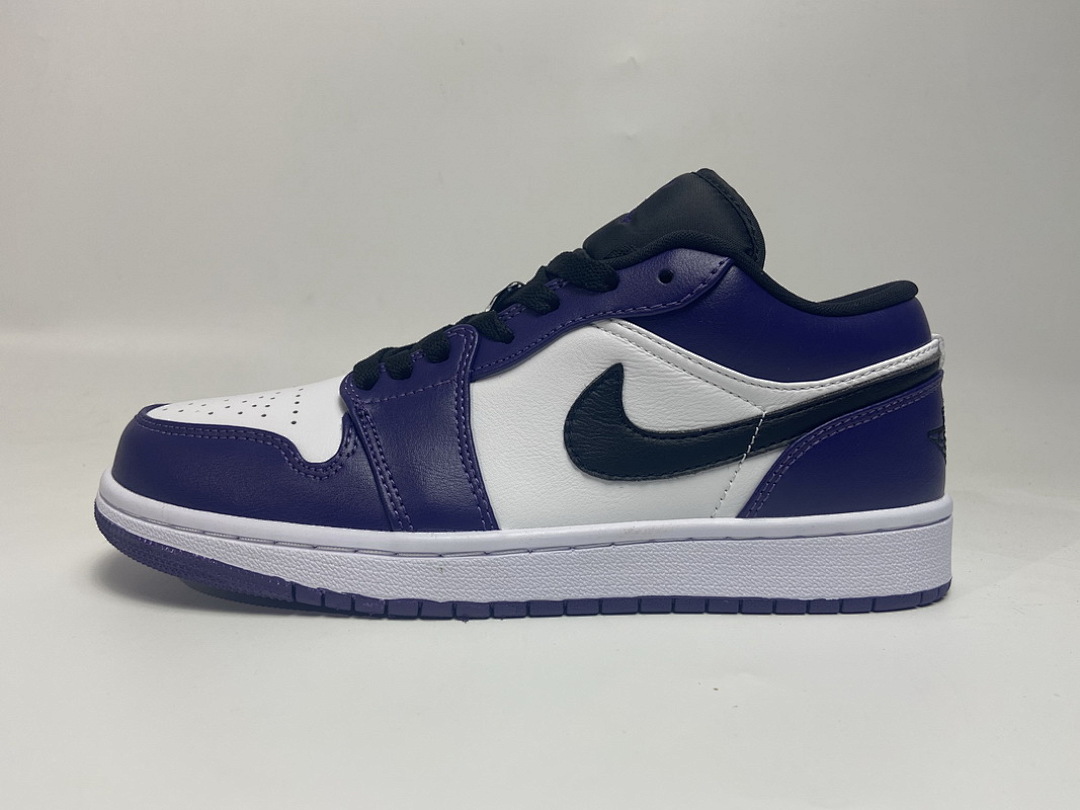 【AA1AQ】紫脚趾 乔丹1代低帮 553558-500 Air Jordan 1 Low Court Purple