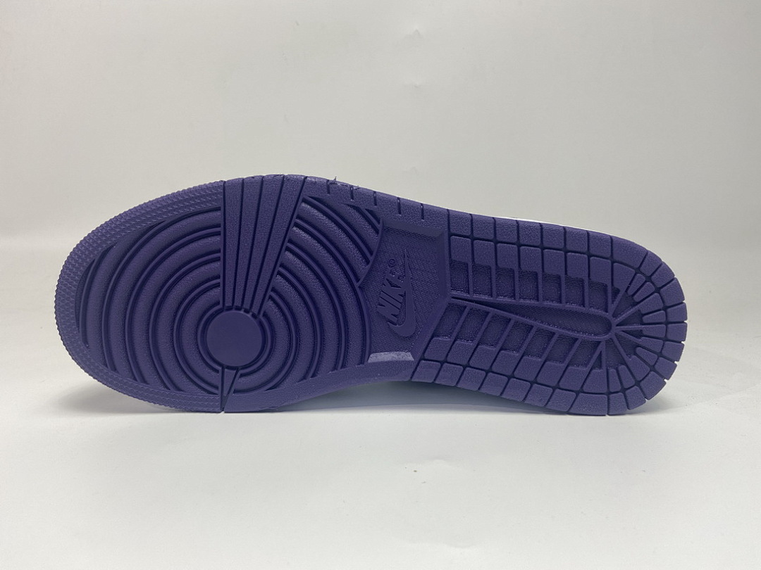 【AA1AQ】紫脚趾 乔丹1代低帮 553558-500 Air Jordan 1 Low Court Purple