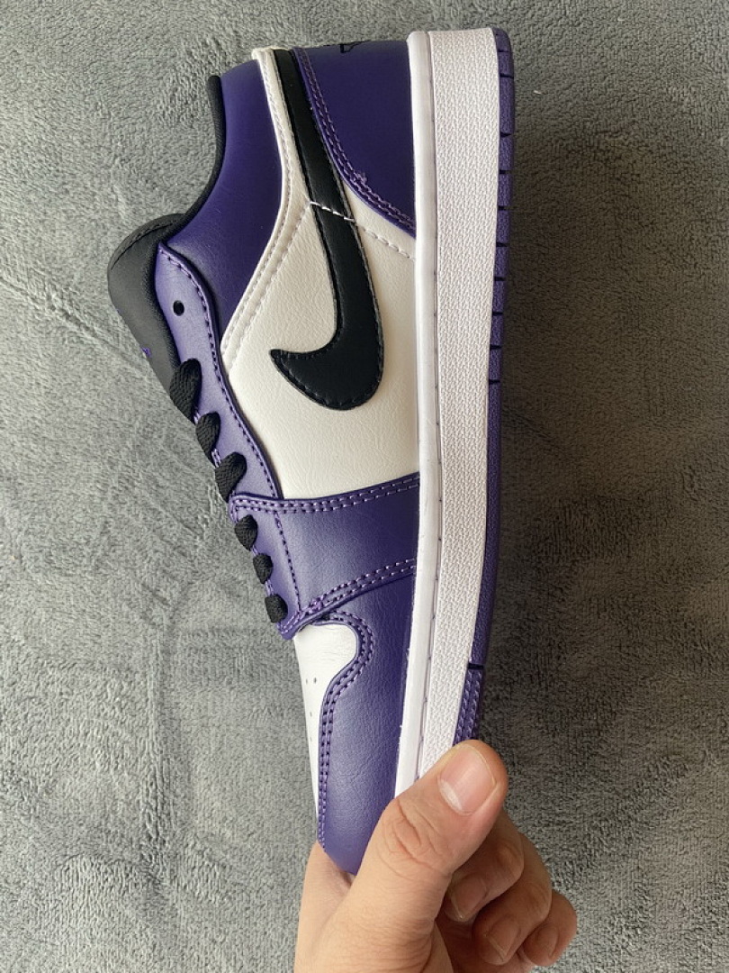 【AA1AQ】紫脚趾 乔丹1代低帮 553558-500 Air Jordan 1 Low Court Purple