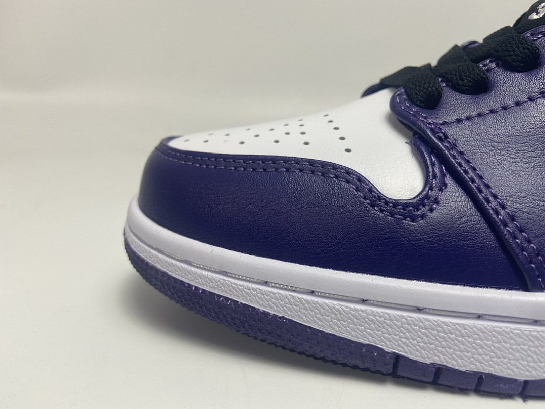 【AA1AQ】紫脚趾 乔丹1代低帮 553558-500 Air Jordan 1 Low Court Purple