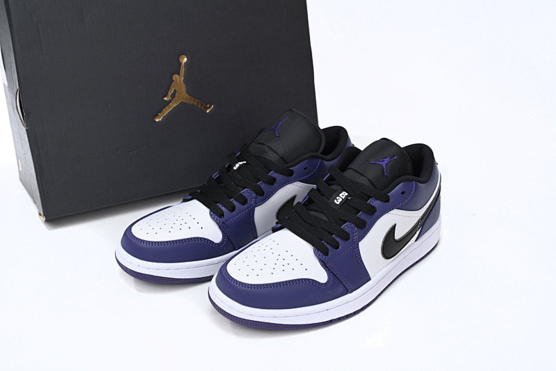 【AA1AQ】紫脚趾 乔丹1代低帮 553558-500 Air Jordan 1 Low Court Purple