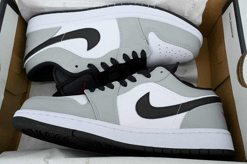 【AA1AQ】烟灰 乔丹1代低帮 553558-030 Air Jordan 1 Low Light Smoke Grey