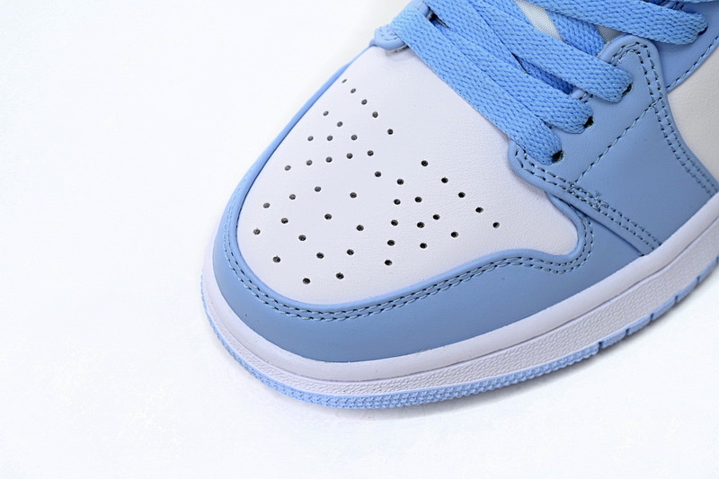 【AA1AQ】雾霾浅兰 乔丹1代低帮 DC0774-141 Travis Scott x Air Jordan 1 Low White Blue
