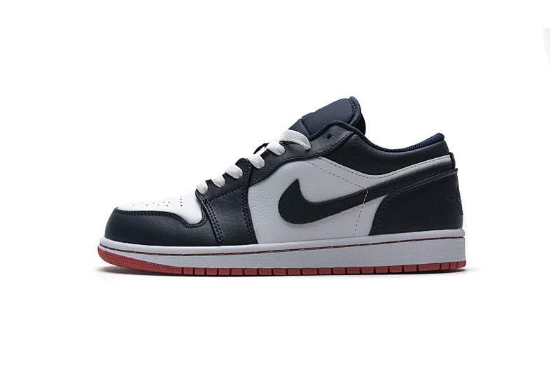 【AA1AQ】午夜蓝 乔丹1代低帮 553558-481 Air Jordan 1 Low Obsidian Ember Glow