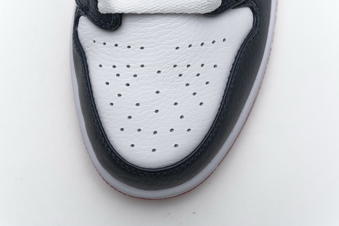 【AA1AQ】午夜蓝 乔丹1代低帮 553558-481 Air Jordan 1 Low Obsidian Ember Glow