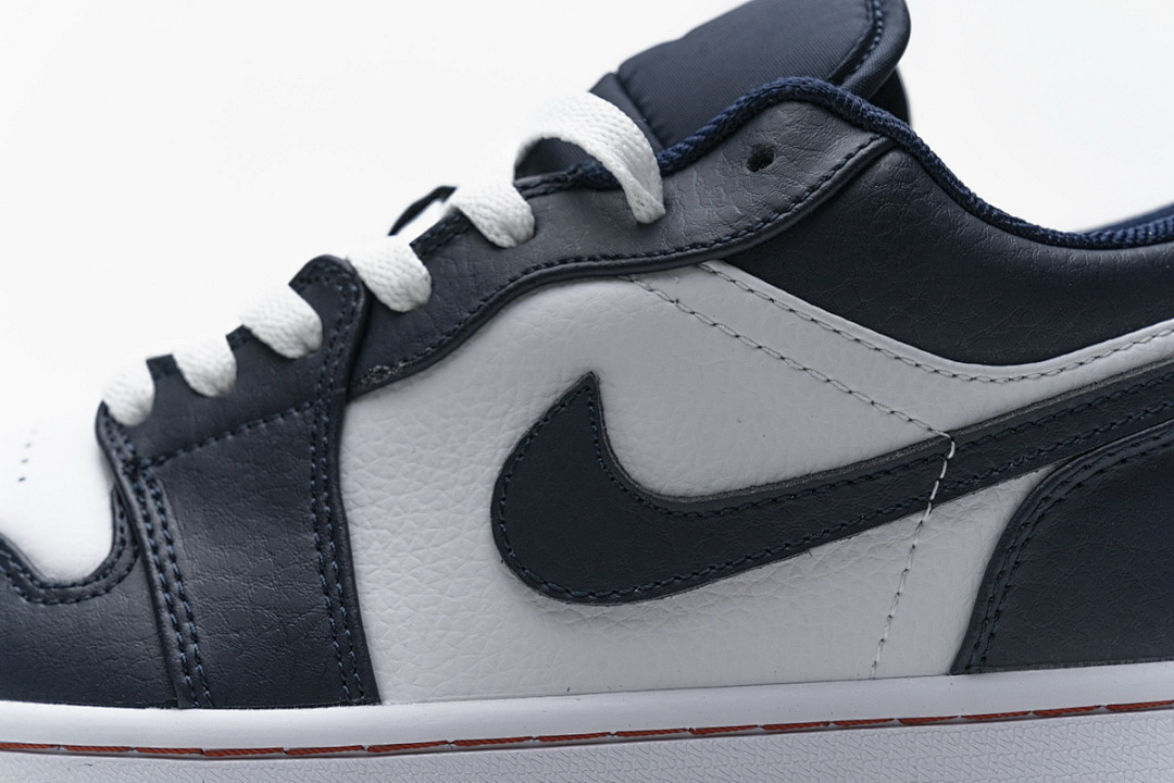 【AA1AQ】午夜蓝 乔丹1代低帮 553558-481 Air Jordan 1 Low Obsidian Ember Glow