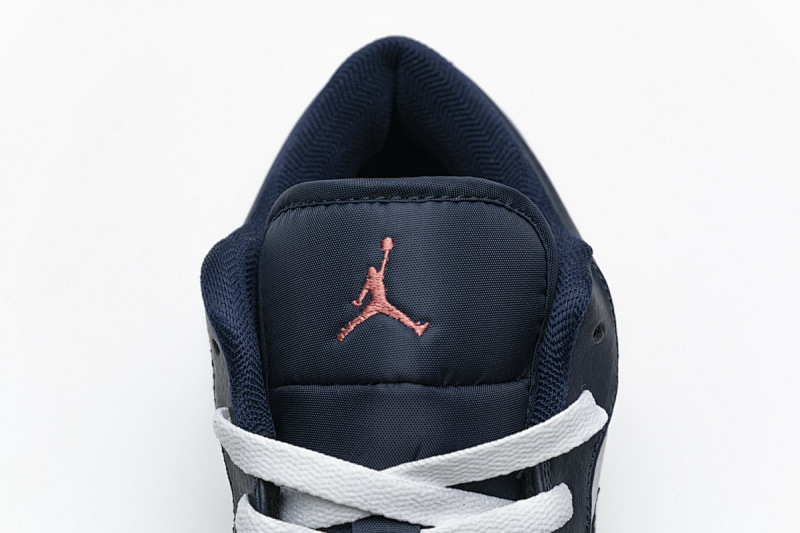 【AA1AQ】午夜蓝 乔丹1代低帮 553558-481 Air Jordan 1 Low Obsidian Ember Glow