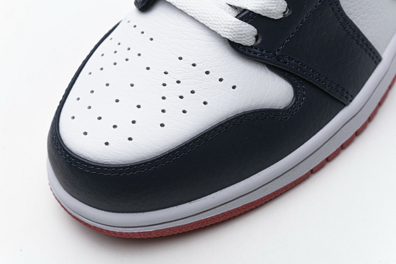 【AA1AQ】午夜蓝 乔丹1代低帮 553558-481 Air Jordan 1 Low Obsidian Ember Glow