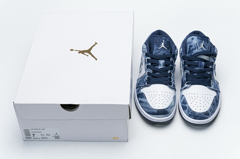 【AA1AQ】水洗布 乔丹1代低帮 CZ8455-100 Air Jordan 1 Low SE Washed Denim
