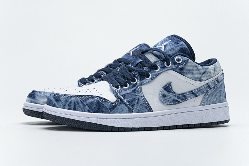 【AA1AQ】水洗布 乔丹1代低帮 CZ8455-100 Air Jordan 1 Low SE Washed Denim