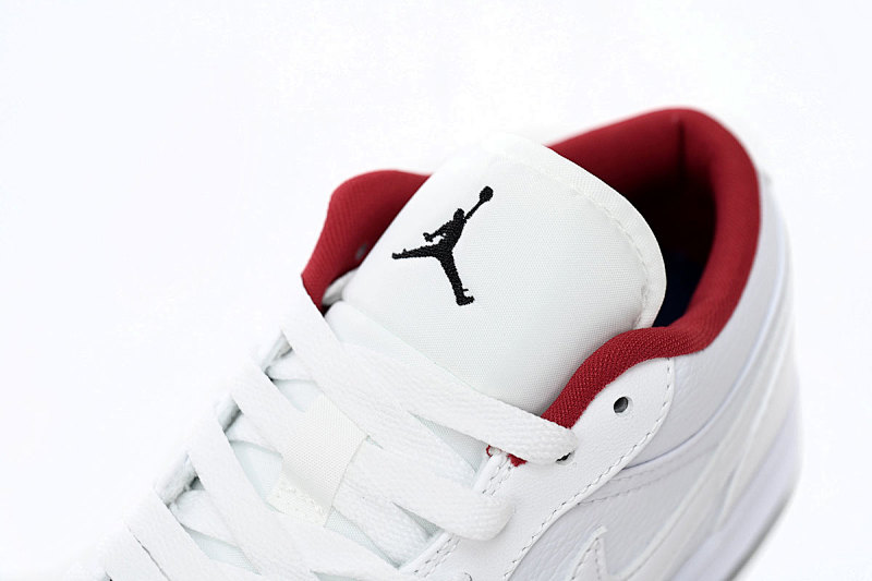 yupoo_331373_c0955dbc.jpg 【AA1AQ】全白红 乔丹1代低帮 553560-164 Air Jordan 1 Low All-white Red
