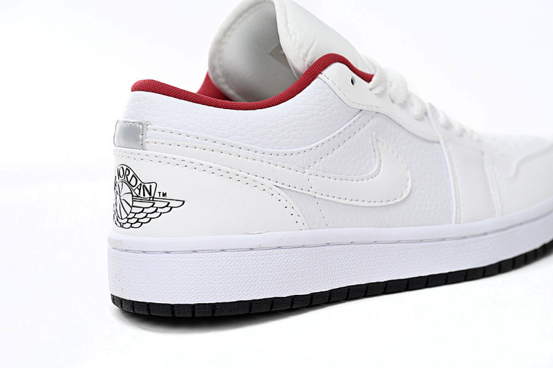 yupoo_331373_c2609d66.jpg 【AA1AQ】全白红 乔丹1代低帮 553560-164 Air Jordan 1 Low All-white Red