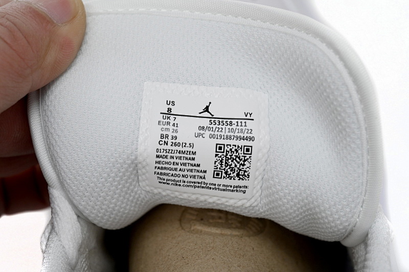 yupoo_331404_6f6d526e.jpg 【AA1AQ】全白 乔丹1代低帮 553558-111 Air Jordan 1 Low White Pure Platinum