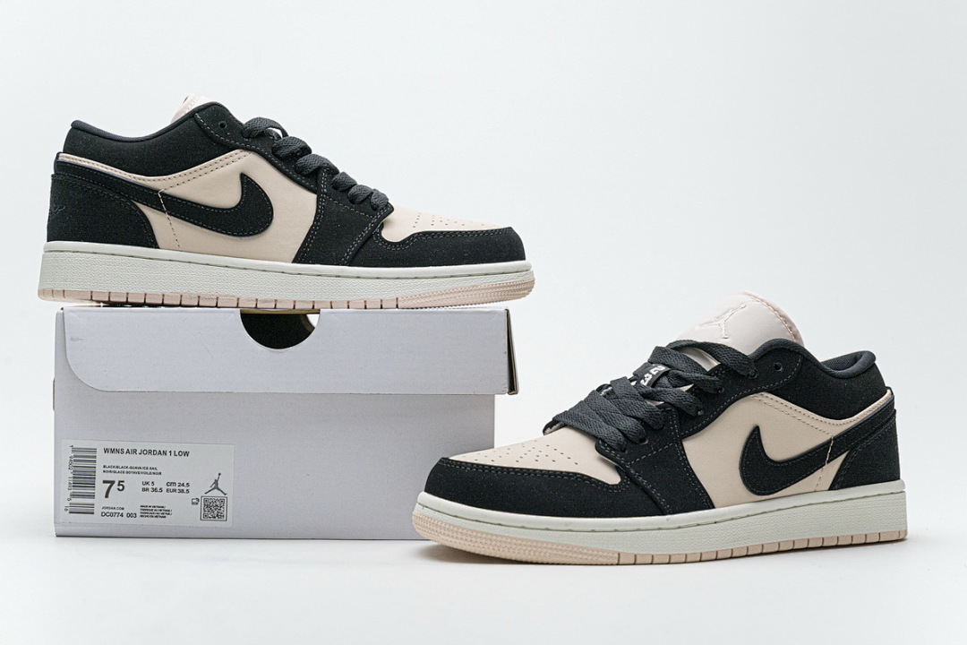 【AA1AQ】藕粉黑 DT版乔丹1代低帮 DC0774-003 WMNS Air Jordan 1 Low “Black Guava Ice”