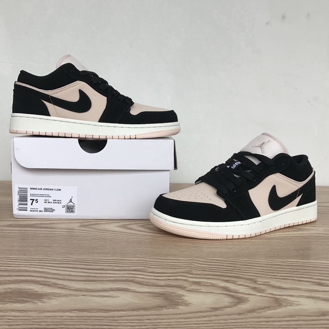 【AA1AQ】藕粉黑 DT版乔丹1代低帮 DC0774-003 WMNS Air Jordan 1 Low “Black Guava Ice”