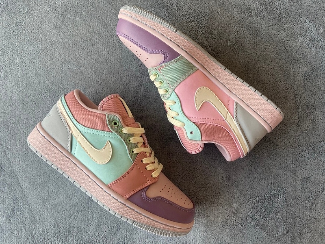 yupoo_331597_76efe975.jpg 【AA1AQ】马卡龙粉 乔丹1代低帮 DJ5196-615 Air Jordan 1 Low SE Champagne