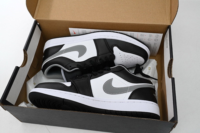 【AA1AQ】酷黑 乔丹1代低帮 553558-040 Air Jordan 1 Low Black Particle Grey