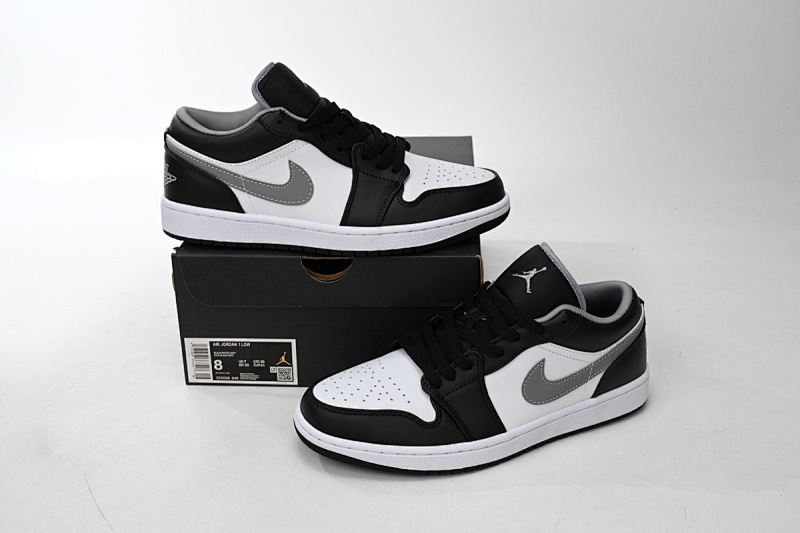 【AA1AQ】酷黑 乔丹1代低帮 553558-040 Air Jordan 1 Low Black Particle Grey