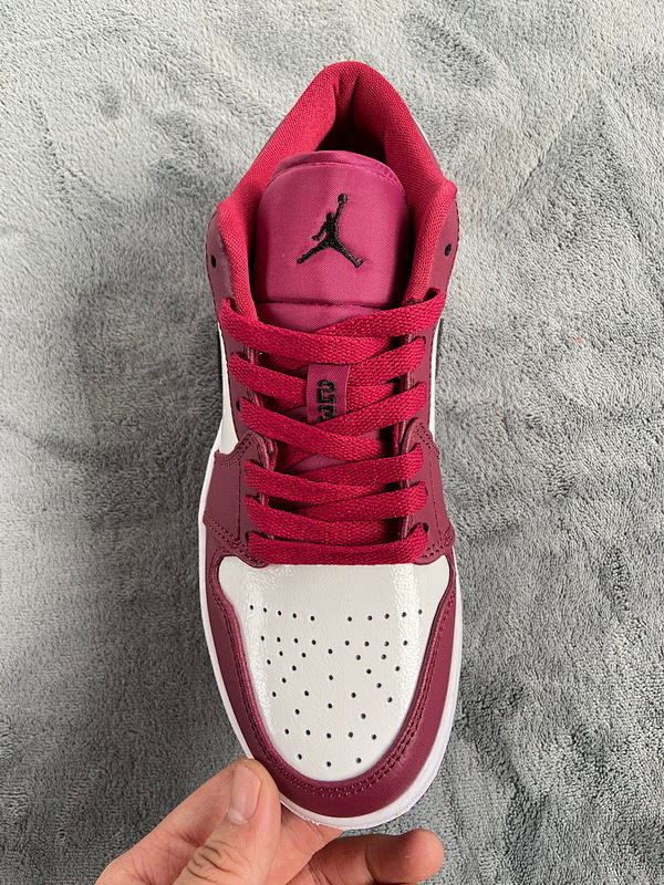 yupoo_331772_03069cb0.jpg 【AA1AQ】酒红 乔丹1代低帮 553558-604 Air Jordan 1 Low Noble Red