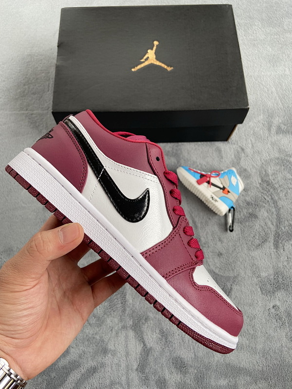 yupoo_331772_c8426bb3.jpg 【AA1AQ】酒红 乔丹1代低帮 553558-604 Air Jordan 1 Low Noble Red