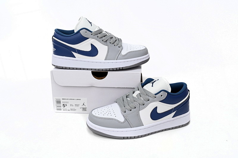 【AA1AQ】灰蓝 乔丹1代低帮 DC0774-042 Air Jordan 1 Low Gray Blue