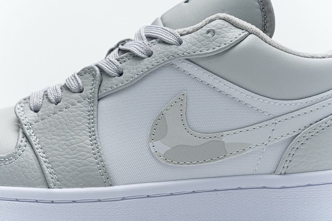 【AA1AQ】灰豹纹 乔丹1代低帮 DC9036-100 Air Jordan 1 Low White Camo
