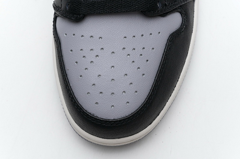 【AA1AQ】灰白黑 乔丹1代低帮 553558-110 Air Jordan 1 Low Shadow