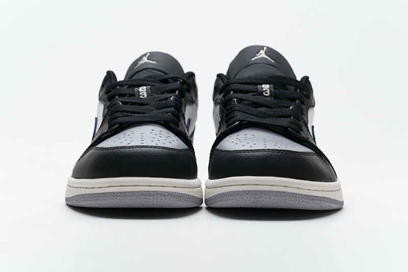 【AA1AQ】灰白黑 乔丹1代低帮 553558-110 Air Jordan 1 Low Shadow