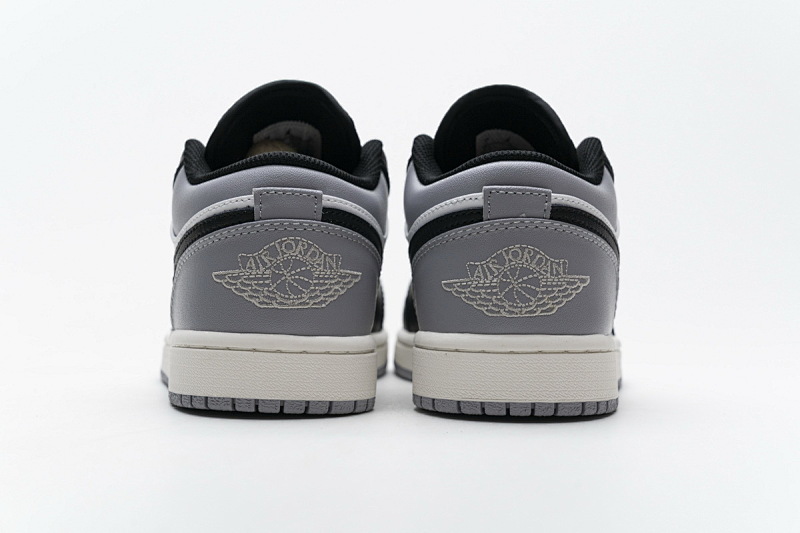 【AA1AQ】灰白黑 乔丹1代低帮 553558-110 Air Jordan 1 Low Shadow
