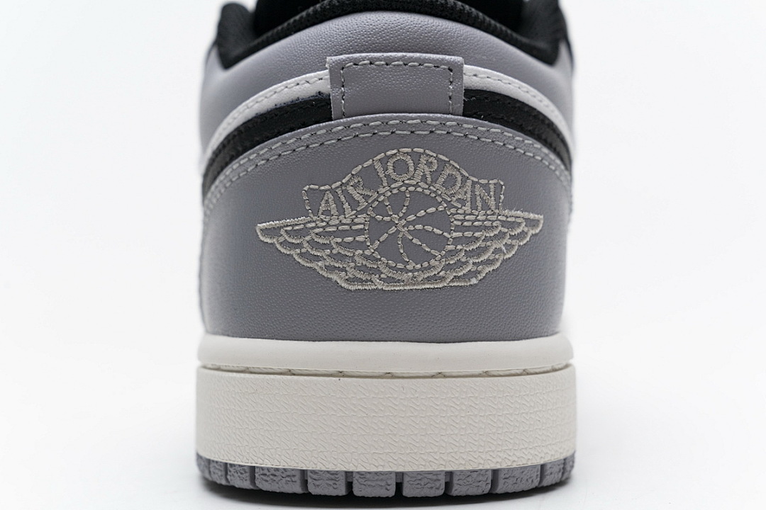 【AA1AQ】灰白黑 乔丹1代低帮 553558-110 Air Jordan 1 Low Shadow