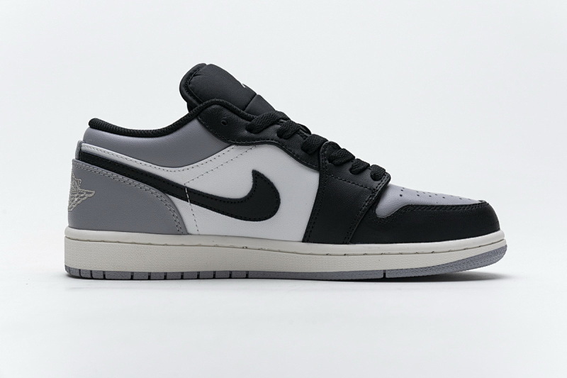 【AA1AQ】灰白黑 乔丹1代低帮 553558-110 Air Jordan 1 Low Shadow