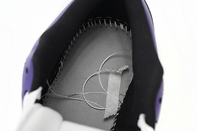 【AA1AQ】黑紫拼接 乔丹1代低帮 553558-501 Air Jordan 1 Low Black Purple Splice