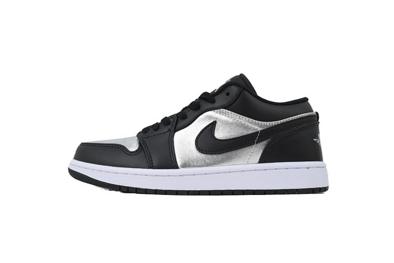 【AA1AQ】黑银 乔丹1代低帮 DA5551-001 Air Jordan 1 Low SE Silver Toe
