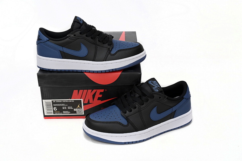 【AA1AQ】黑深蓝 乔丹1代低帮 CZ0790-041 Air Jordan 1 Low Black Blue