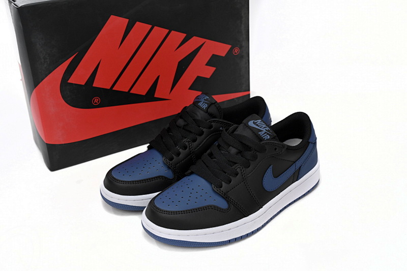 【AA1AQ】黑深蓝 乔丹1代低帮 CZ0790-041 Air Jordan 1 Low Black Blue