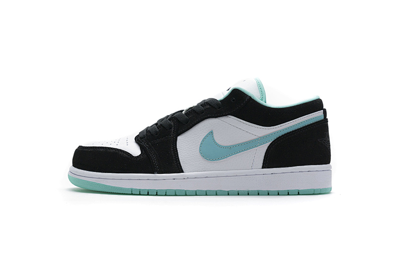 【AA1AQ】黑浅绿 乔丹1代低帮 CQ9828-131 Air Jordan 1 Low“Island Green”