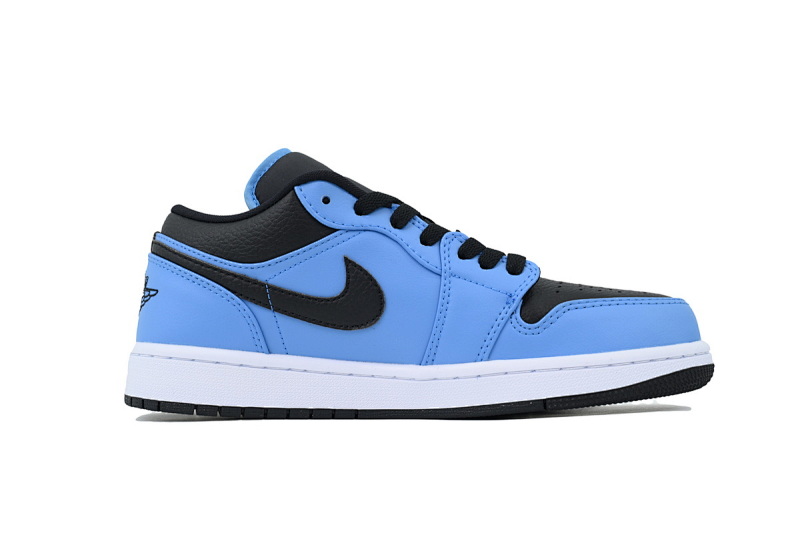 【AA1AQ】黑蓝 乔丹1代低帮 553558-403 Air Jordan 1 Low University Blue Black