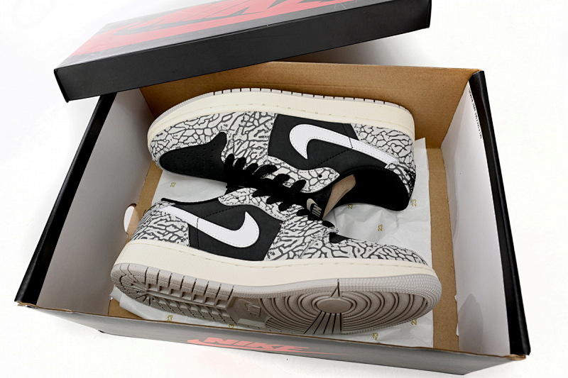 【AA1AQ】黑灰爆裂 乔丹1代低帮 CZ0858-001 Travis Scott x Air Jordan 1 Low Black Gray Burst