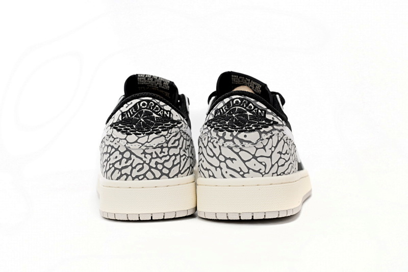 【AA1AQ】黑灰爆裂 乔丹1代低帮 CZ0858-001 Travis Scott x Air Jordan 1 Low Black Gray Burst