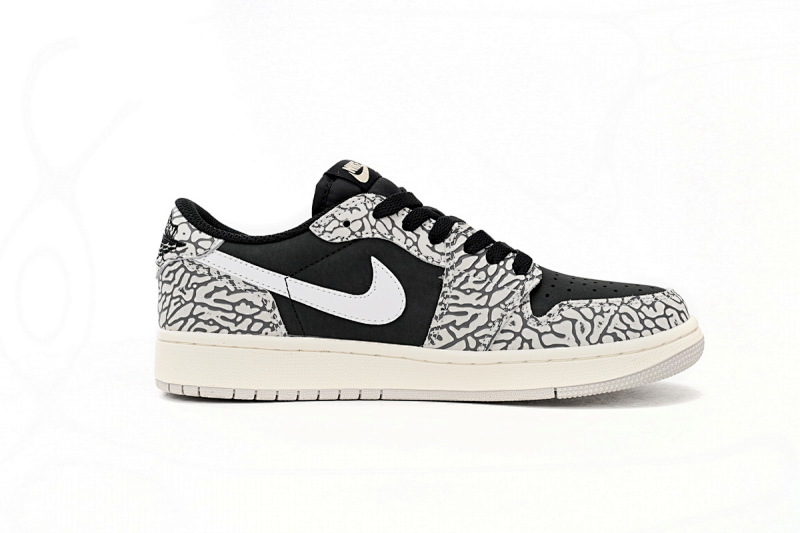 【AA1AQ】黑灰爆裂 乔丹1代低帮 CZ0858-001 Travis Scott x Air Jordan 1 Low Black Gray Burst