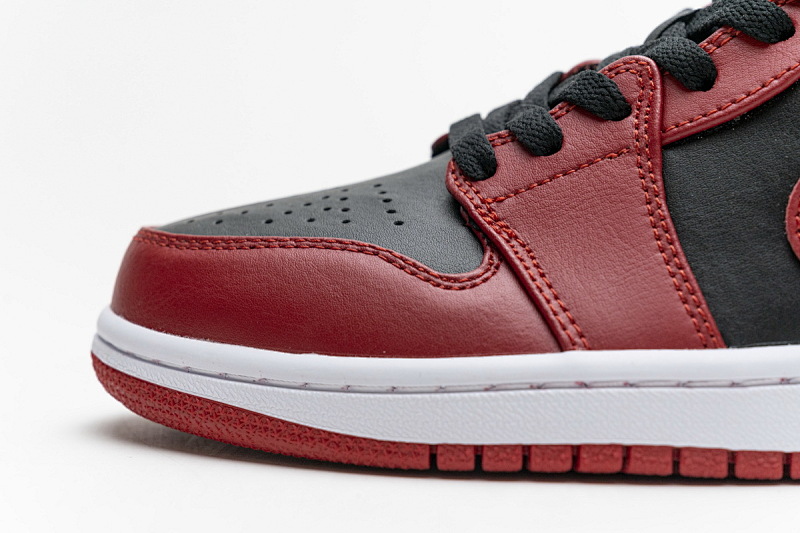 【AA1AQ】黑红 乔丹1代低帮 553558-606 Air Jordan 1 Low Varsity Red