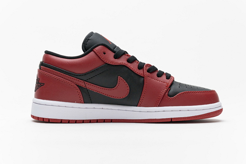 【AA1AQ】黑红 乔丹1代低帮 553558-606 Air Jordan 1 Low Varsity Red