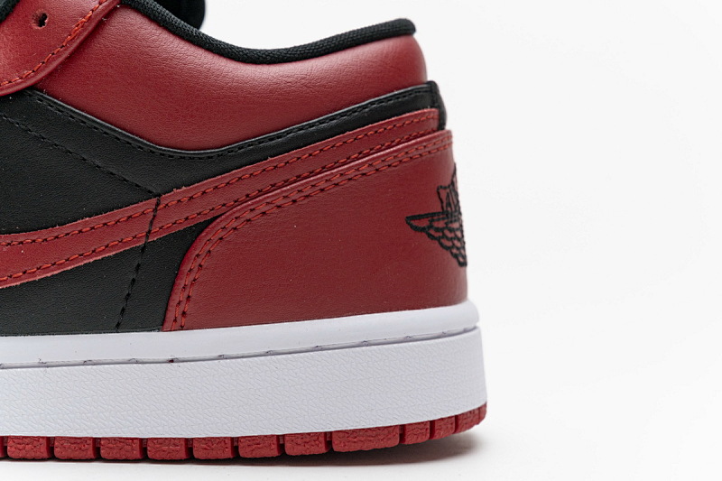 【AA1AQ】黑红 乔丹1代低帮 553558-606 Air Jordan 1 Low Varsity Red