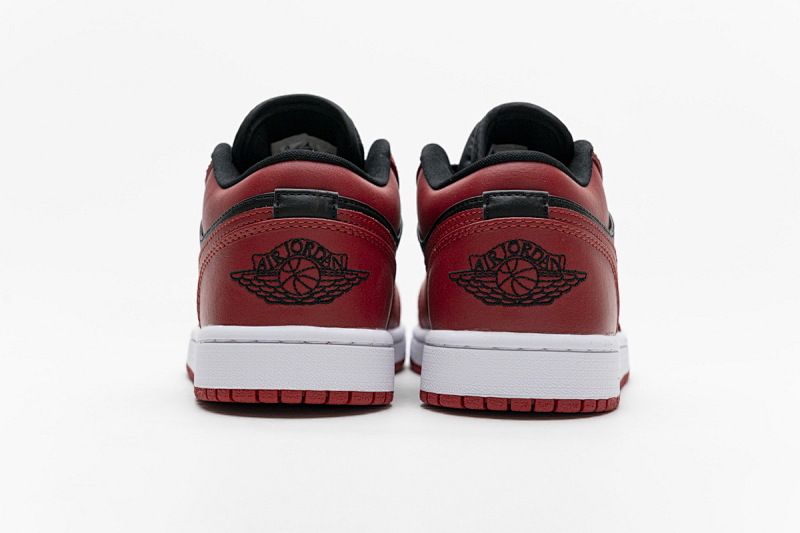 【AA1AQ】黑红 乔丹1代低帮 553558-606 Air Jordan 1 Low Varsity Red