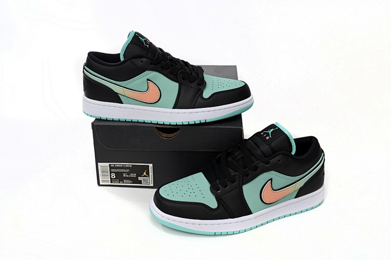 【AA1AQ】黑蒂芙尼 乔丹1代低帮 CK3022-301 Air Jordan 1 Low SE Tropical Twist