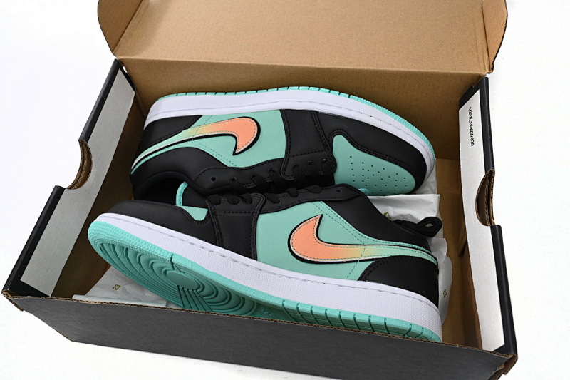 【AA1AQ】黑蒂芙尼 乔丹1代低帮 CK3022-301 Air Jordan 1 Low SE Tropical Twist