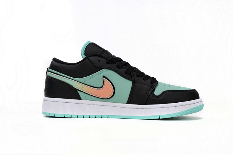 【AA1AQ】黑蒂芙尼 乔丹1代低帮 CK3022-301 Air Jordan 1 Low SE Tropical Twist