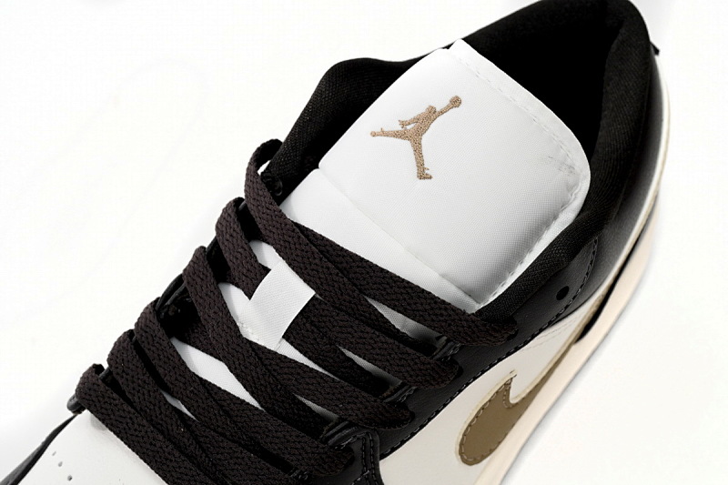 【AA1AQ】黑白棕 乔丹1代低帮 DC0774-200 Air Jordan 1 Low Black And White Brown
