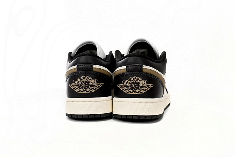 【AA1AQ】黑白棕 乔丹1代低帮 DC0774-200 Air Jordan 1 Low Black And White Brown